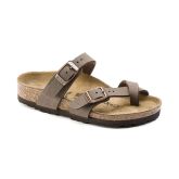 Birkenstock Mayari Kids Birko-Flor Birkibuc Narrow Fit - кафяво - Сандали Birkenstock Mayari Kids Birko-Flor Birkibuc Narrow Fit - кафяво - Сандали