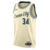 Nike Dri-FIT Milwaukee Bucks Giannis Antetokounmpo Swingman Jersey - кафяво - Джърси