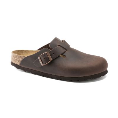 Birkenstock Boston Oiled Leather Narrow Fit Brown 860133 - кафяво - Сандали Birkenstock Boston Oiled Leather Narrow Fit Brown 860133 - кафяво - Сандали