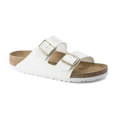 Birkenstock Arizona BF Patent White Regular Fit - Бяло - Сандали Birkenstock Arizona BF Patent White Regular Fit - Бяло - Сандали