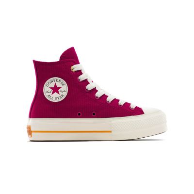 Converse Chuck Taylor All Star Lift Platform Color Pop 3.5 - червен - Кецове