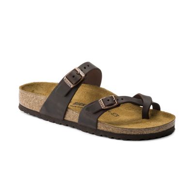 Birkenstock Mayari Oiled Leather Narrow Fit Brown - кафяво - Сандали Birkenstock Mayari Oiled Leather Narrow Fit Brown - кафяво - Сандали