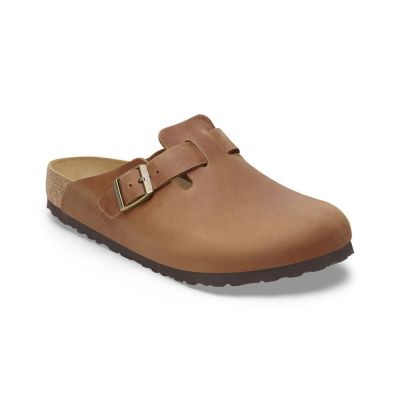Birkenstock Boston Oiled Leather Narrow Fit Brown 1028310 - кафяво - Сандали Birkenstock Boston Oiled Leather Narrow Fit Brown 1028310 - кафяво - Сандали