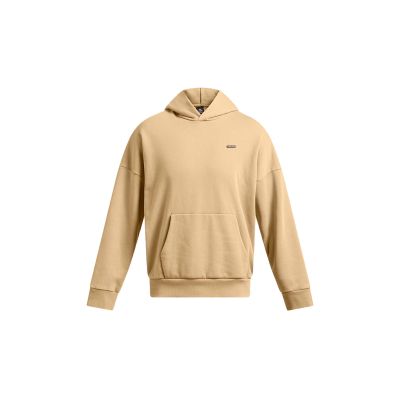 Under Armour M Icon Heavyweight Fleece Wash Oversized Hoodie - кафяво - Суичър с качулка