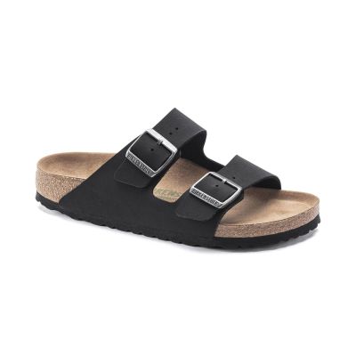 Birkenstock Arizona Vegan Birko-Flor Nubuck Narrow Fit Black - черен - Сандали Birkenstock Arizona Vegan Birko-Flor Nubuck Narrow Fit Black - черен - Сандали
