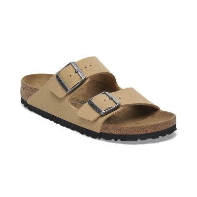 Birkenstock Arizona Birko-Flor Birkibuc Regular Fit Brown - кафяво - Сандали Birkenstock Arizona Birko-Flor Birkibuc Regular Fit Brown - кафяво - Сандали