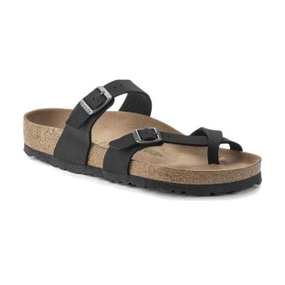 Birkenstock Mayari Vegan Birko-Flor Nubuck Regular Fit - черен - Сандали Birkenstock Mayari Vegan Birko-Flor Nubuck Regular Fit - черен - Сандали