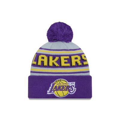 New Era NBA Knit Medium Beanie Los Angeles Lakers - Лилаво - Шапка с козирка New Era NBA Knit Medium Beanie Los Angeles Lakers - Лилаво - Шапка с козирка