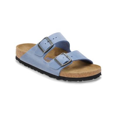 Birkenstock Arizona Soft Footbed Oiled Leather Regular Fit Elemental Blue - Синьо - Сандали Birkenstock Arizona Soft Footbed Oiled Leather Regular Fit Elemental Blue - Синьо - Сандали