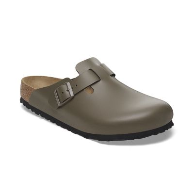 Birkenstock Boston Natural Leather Regular Fit Grey - Сив - Сандали Birkenstock Boston Natural Leather Regular Fit Grey - Сив - Сандали