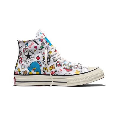 Converse x Hello Kitty And Friends Chuck 70 Stickers 4.5 - Бяло - Кецове Converse x Hello Kitty And Friends Chuck 70 Stickers 4.5 - Бяло - Кецове