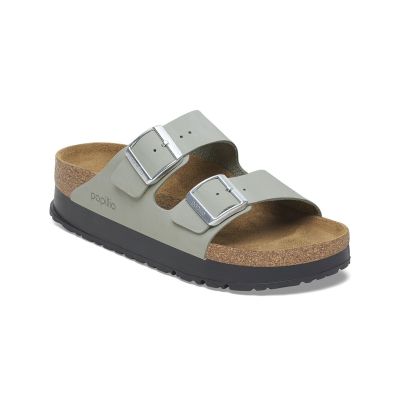 Birkenstock Arizona PAP Flex Platform Nubuk Leather Narrow Fit Grey - Сив - Сандали Birkenstock Arizona PAP Flex Platform Nubuk Leather Narrow Fit Grey - Сив - Сандали