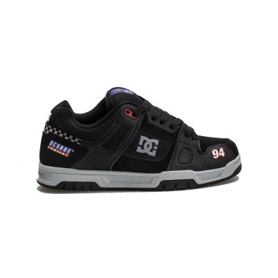 DC Shoes Stag Black Grey - черен - Кецове DC Shoes Stag Black Grey - черен - Кецове
