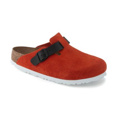 Birkenstock Boston BS Regular Fit Red - червен - Сандали Birkenstock Boston BS Regular Fit Red - червен - Сандали