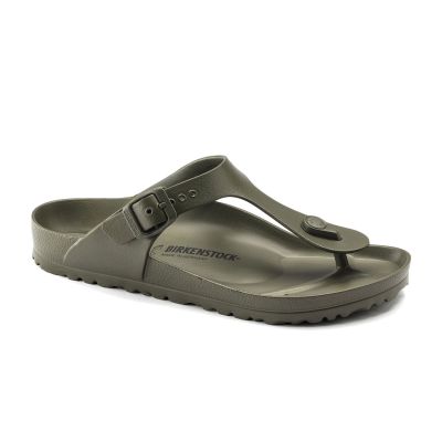 Birkenstock Gizeh EVA Khaki Regular Fit - Зелено - Сандали Birkenstock Gizeh EVA Khaki Regular Fit - Зелено - Сандали
