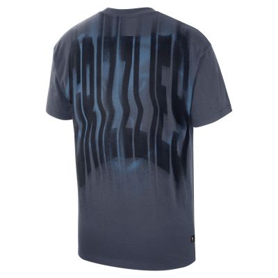 Nike Memphis Grizzlies Men's Basketball Pregame T-Shirt College Navy - Синьо - Тениска с къс ръкав Nike Memphis Grizzlies Men's Basketball Pregame T-Shirt College Navy - Синьо - Тениска с къс ръкав