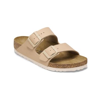 Birkenstock Arizona Birko-Flor Regular Fit New Beige - кафяво - Сандали Birkenstock Arizona Birko-Flor Regular Fit New Beige - кафяво - Сандали