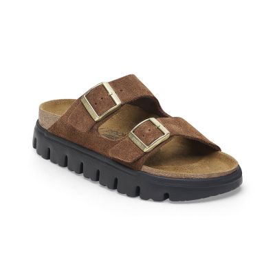 Birkenstock Arizona Chunky Suede Leather Narrow Fit Brown - кафяво - Сандали Birkenstock Arizona Chunky Suede Leather Narrow Fit Brown - кафяво - Сандали