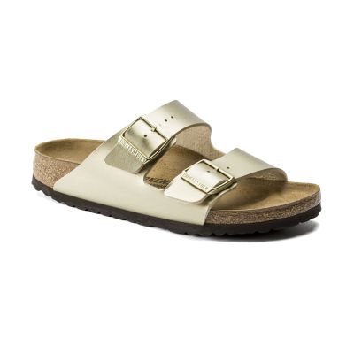 Birkenstock Arizona Birko-Flor Gold Regular Fit - Жълто - Сандали Birkenstock Arizona Birko-Flor Gold Regular Fit - Жълто - Сандали