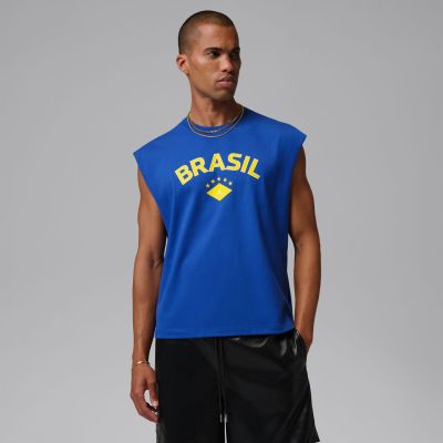Jordan Sleeveless Graphic Tee Old Royal - Синьо - Тениска с къс ръкав Jordan Sleeveless Graphic Tee Old Royal - Синьо - Тениска с къс ръкав