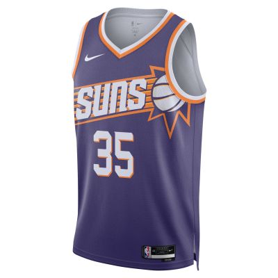 Nike Dri-FIT Phoenix Suns Kevin Durant 2023/24 Icon Edition Swingman Jersey - Лилаво - Джърси
