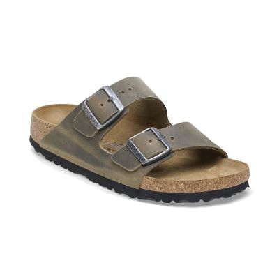 Birkenstock Arizona Oiled Leather Regular Fit Green - Зелено - Сандали Birkenstock Arizona Oiled Leather Regular Fit Green - Зелено - Сандали