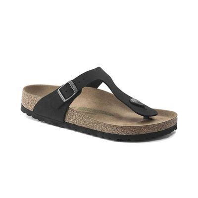 Birkenstock Gizeh BS Earthy VEG Narrow Fit - черен - Сандали Birkenstock Gizeh BS Earthy VEG Narrow Fit - черен - Сандали