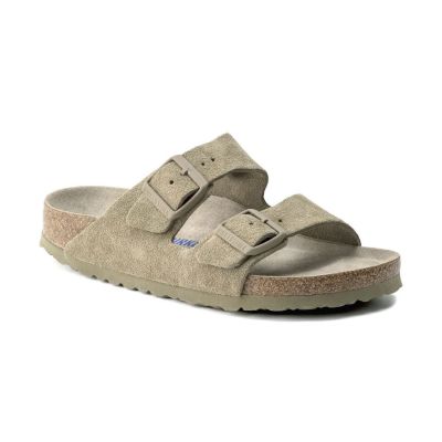 Birkenstock Arizona Soft Footbed Suede Leather Narrow Fit Grey 1019088 - Сив - Сандали Birkenstock Arizona Soft Footbed Suede Leather Narrow Fit Grey 1019088 - Сив - Сандали