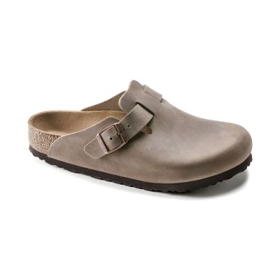 Birkenstock Boston Oiled Leather Narrow Fit Light Brown - кафяво - Сандали Birkenstock Boston Oiled Leather Narrow Fit Light Brown - кафяво - Сандали