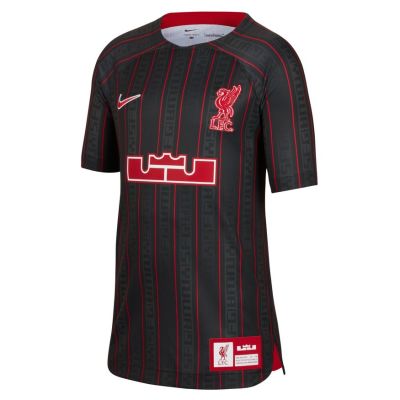 Nike Dri-FIT LeBron x Liverpool FC Kids Stadium Soccer Jersey - черен - Nike Dri-FIT LeBron x Liverpool FC Kids Stadium Soccer Jersey - черен -