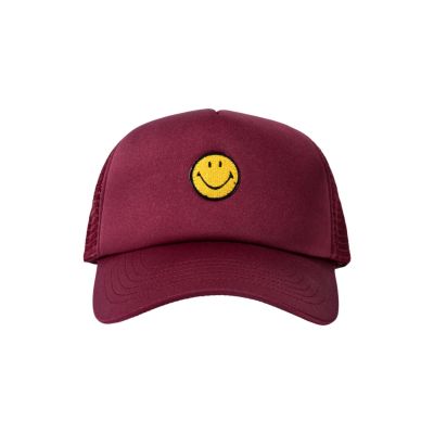 Market Smiley Studios Trucker Hat Wine - червен - Шапка с козирка