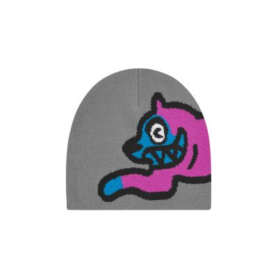 ICECREAM Running Dog Beanie Grey - Сив - Шапка с козирка ICECREAM Running Dog Beanie Grey - Сив - Шапка с козирка
