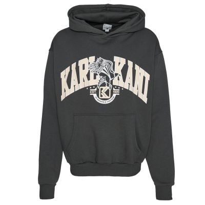 Karl Kani Og Eagle Print Os Hoodie Anthracite - черен - Суичър с качулка