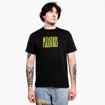 Pleasures Stretch T-Shirt Black - черен - Тениска с къс ръкав Pleasures Stretch T-Shirt Black - черен - Тениска с къс ръкав