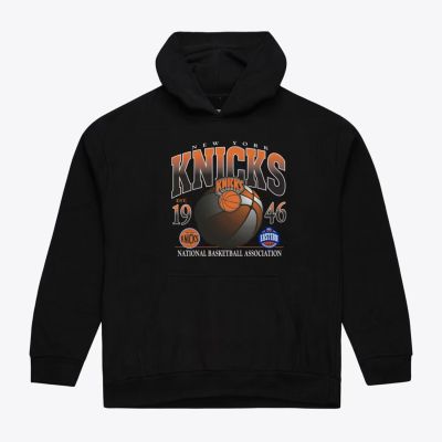 Mitchell & Ness NBA Street Graphics Core Hoodie New York Knicks - черен - Суичър с качулка Mitchell & Ness NBA Street Graphics Core Hoodie New York Knicks - черен - Суичър с качулка