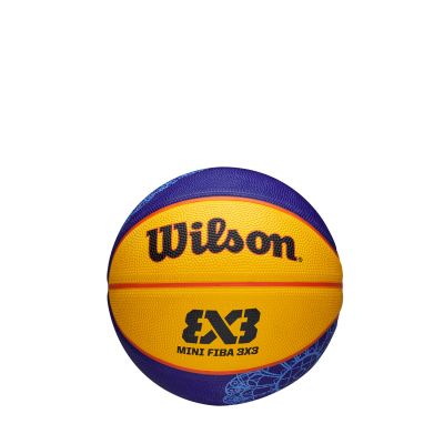 Wilson Fiba 3X3 Mini Basketball Paris 2024 Size 3 - Жълто - Топка Wilson Fiba 3X3 Mini Basketball Paris 2024 Size 3 - Жълто - Топка