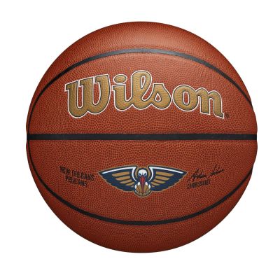 Wilson NBA Team Alliance New Orleans Pelicans 7 - кафяво - Топка Wilson NBA Team Alliance New Orleans Pelicans 7 - кафяво - Топка