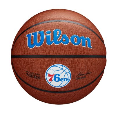 Wilson NBA Team Alliance Philadelphia 76ers - кафяво - Топка Wilson NBA Team Alliance Philadelphia 76ers - кафяво - Топка