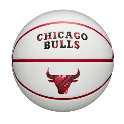 Wilson NBA Team Pixel Basketball CHicago Bulls 7 - Бяло - Топка Wilson NBA Team Pixel Basketball CHicago Bulls 7 - Бяло - Топка