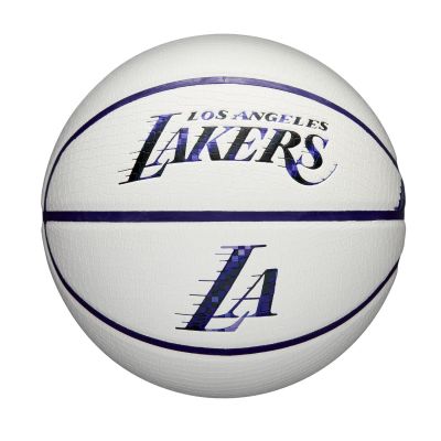 Wilson NBA Team Pixel Basketball LA Lakers 7 - Бяло - Топка Wilson NBA Team Pixel Basketball LA Lakers 7 - Бяло - Топка